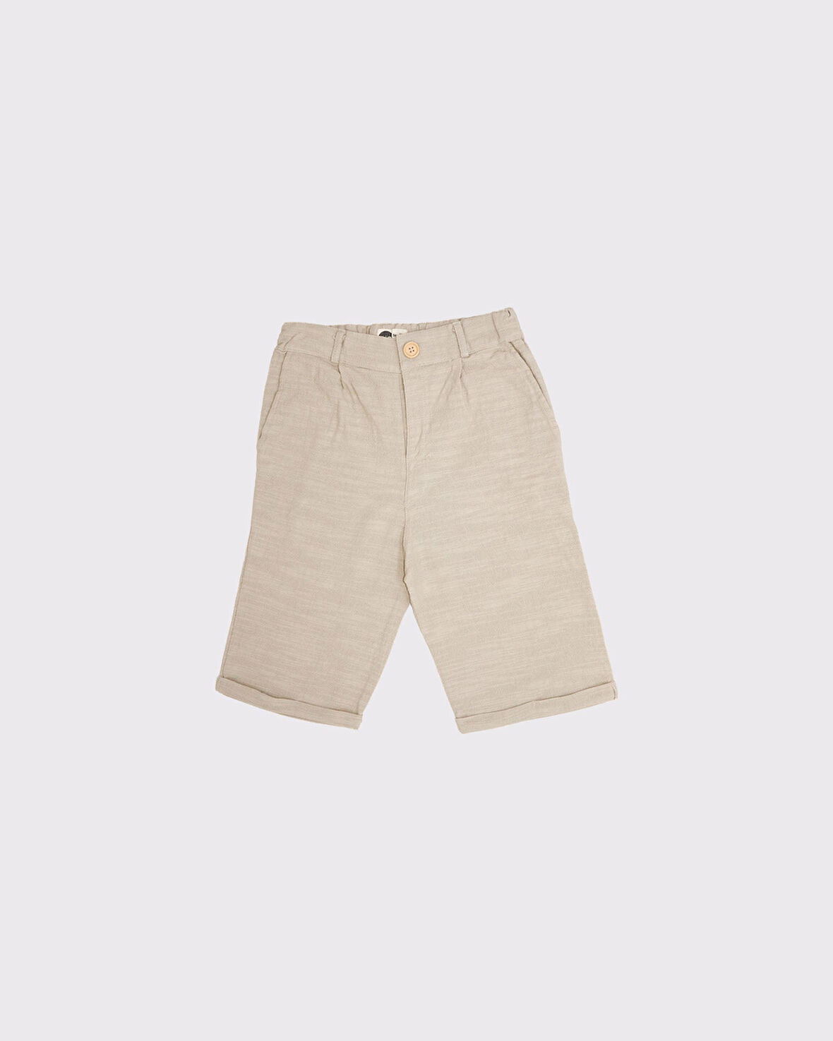 Genç Unisex Keten Şort