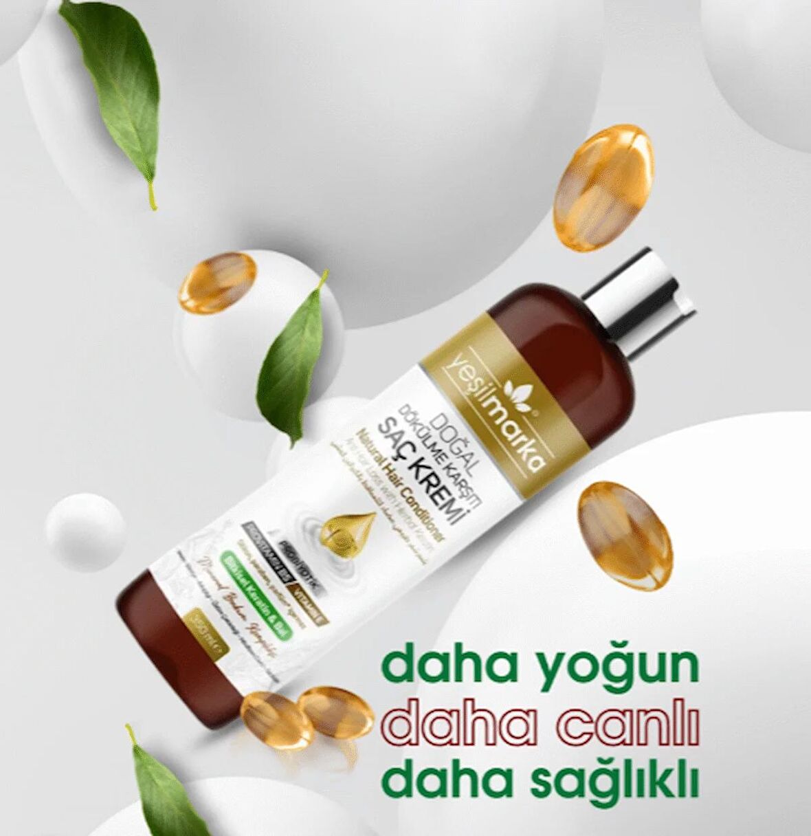 Yeşilmarka Doğal Dökülme Karşıtı Saç Kremi 350ml