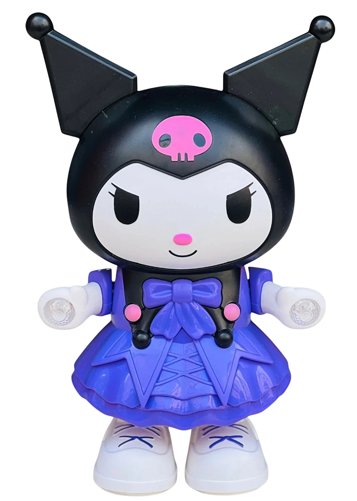 Kuromi Sesli ve Işıklı Dans Eder Sesini Taklit Eder Oyuncak 