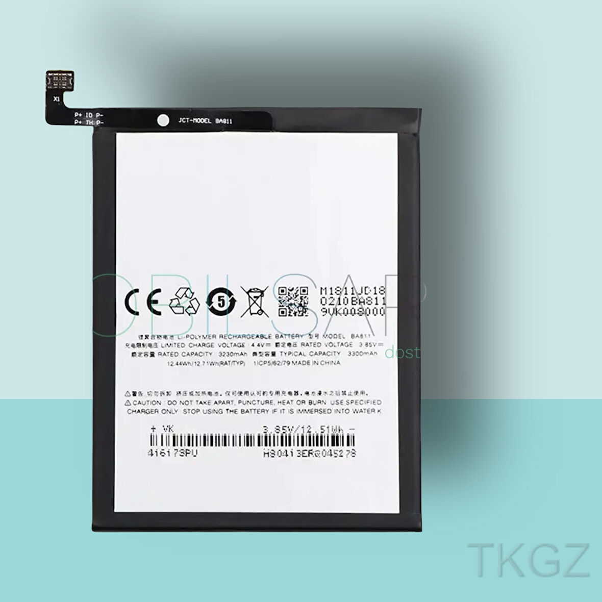 Tkgz - MEIZU M M6T Batarya Pil Orijinal Sıfır