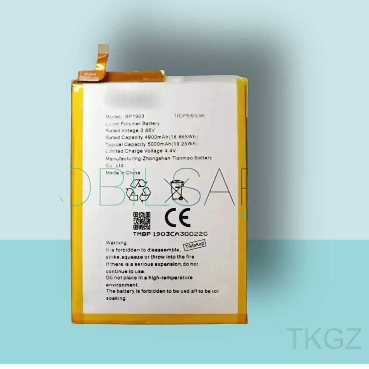 Tkgz - OMIX X700  - BP-1903 - Batarya Pil Orijinal Sıfır