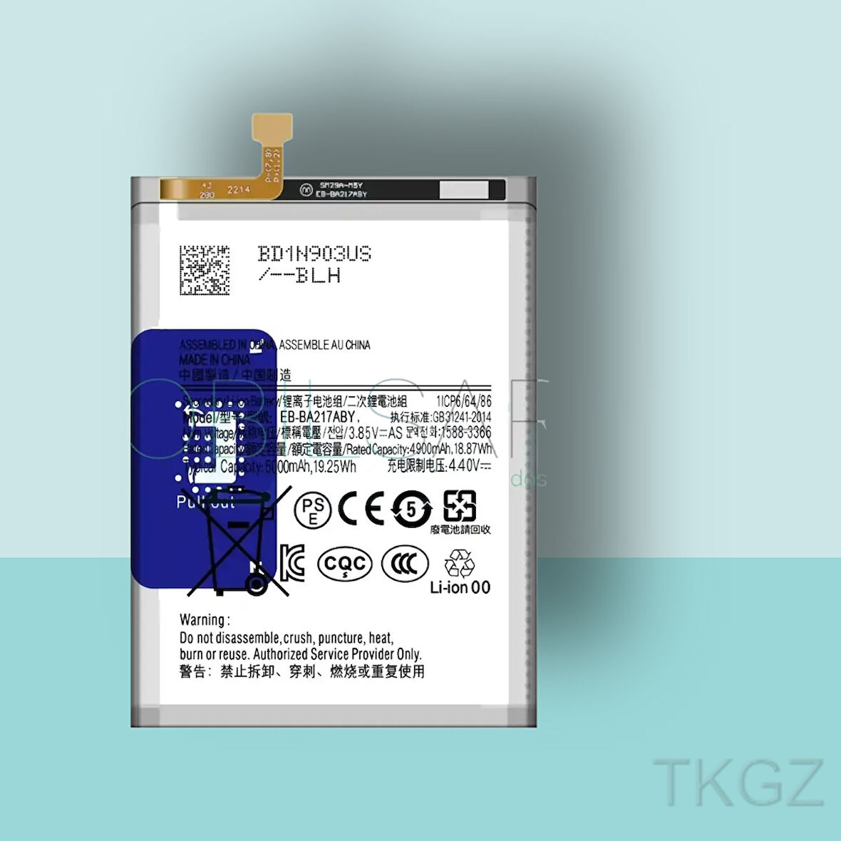 Tkgz - Samsung Galaxy M12 - M127 Batarya Pil Orijinal Sıfır