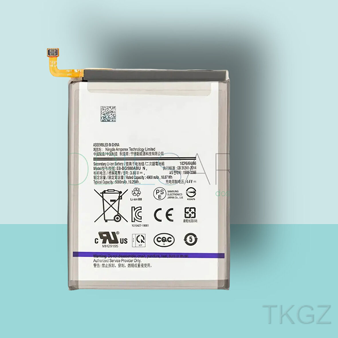 Tkgz - Samsung Galaxy M30 - M305 Batarya Pil Orijinal Sıfır