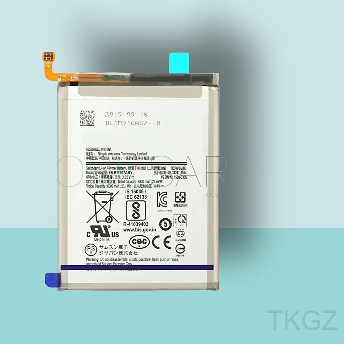 Tkgz - Samsung Galaxy M30S - M307 Batarya Pil Orijinal Sıfır