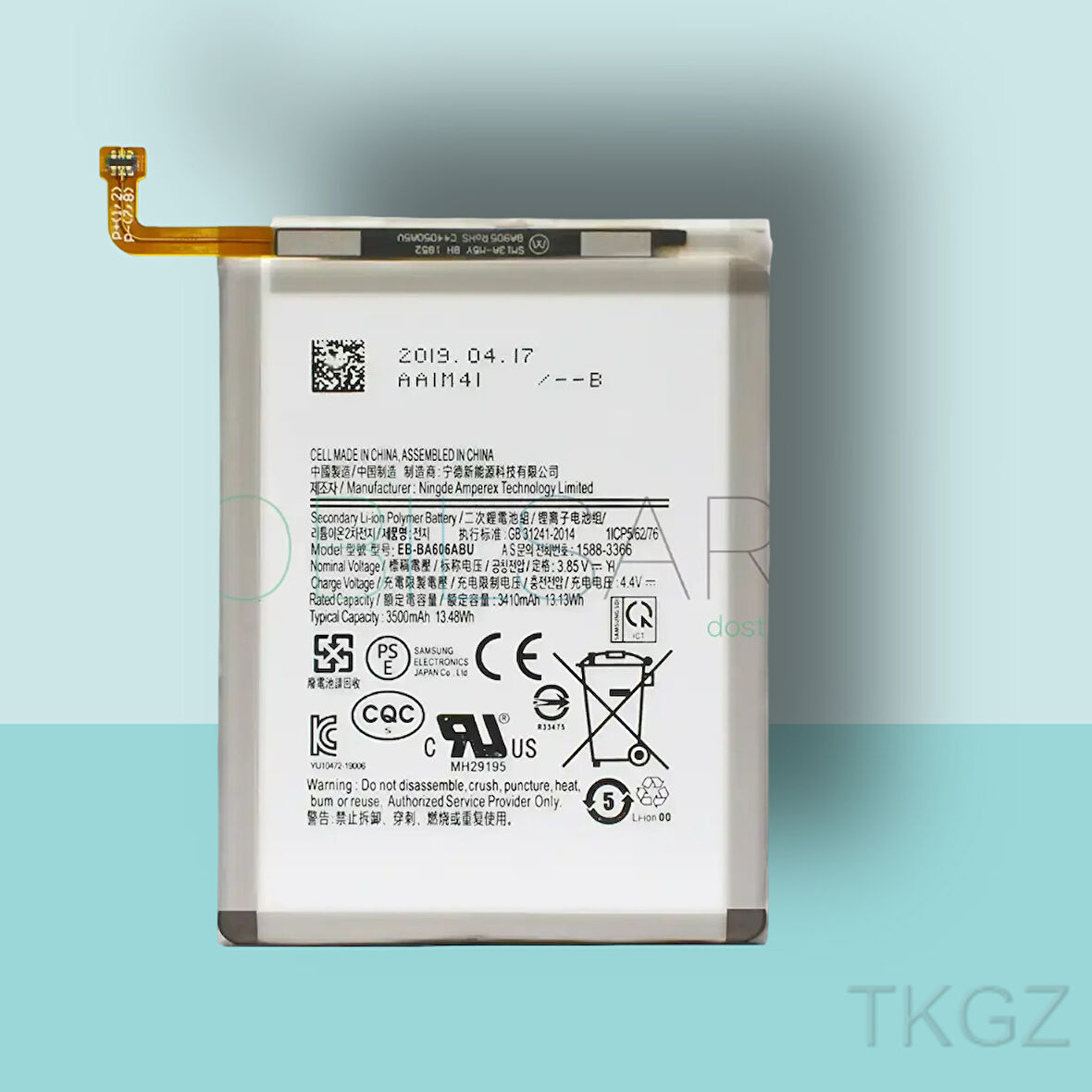 Tkgz - Samsung Galaxy M40 - M405 Batarya Pil Orijinal Sıfır