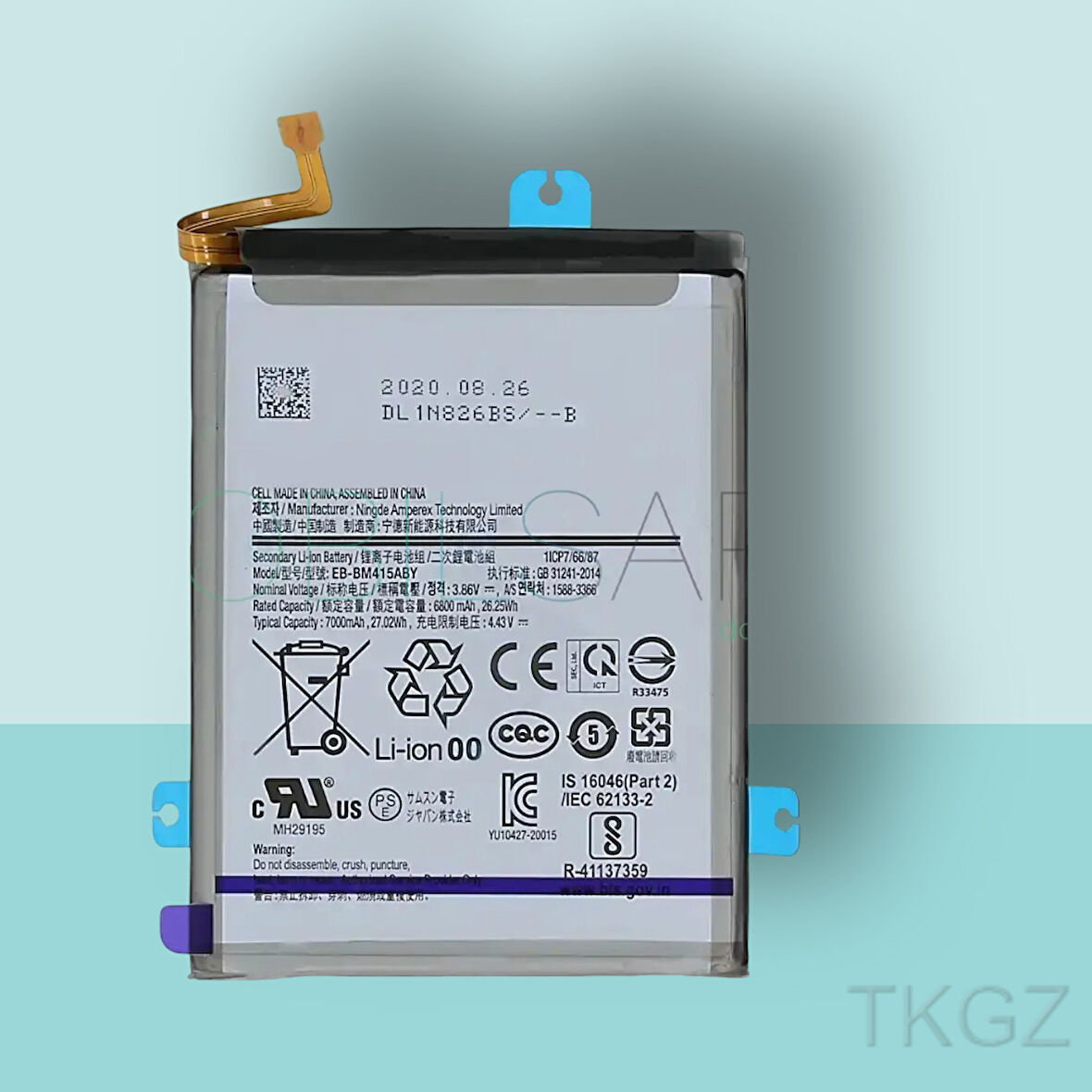 Tkgz - Samsung Galaxy M51 - M515 Batarya Pil Orijinal Sıfır