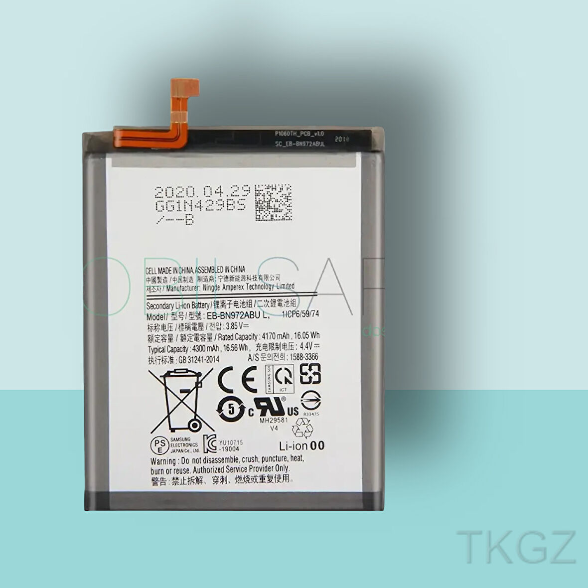 Tkgz - Samsung Galaxy NOTE 10 PLUS Batarya Pil Orijinal Sıfır