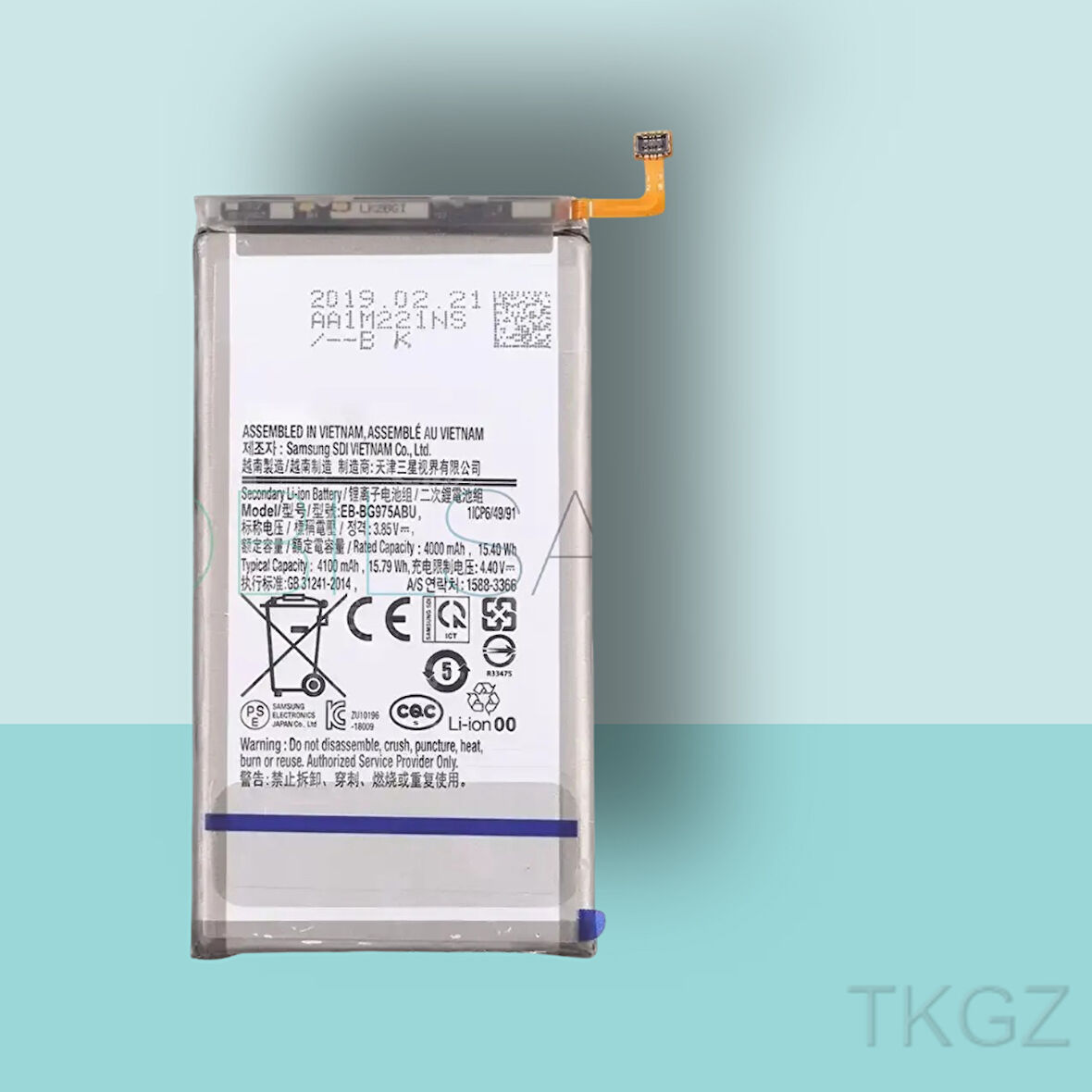 Tkgz - Samsung Galaxy S10 PLUS Batarya Pil Orijinal Sıfır