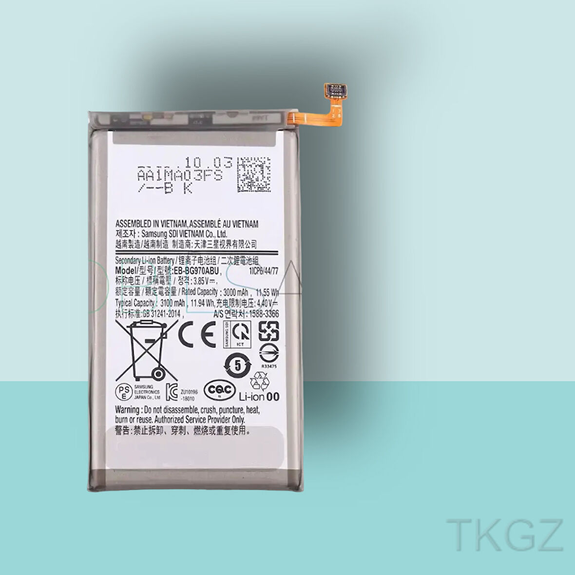 Tkgz - Samsung Galaxy S10E Batarya Pil Orijinal Sıfır