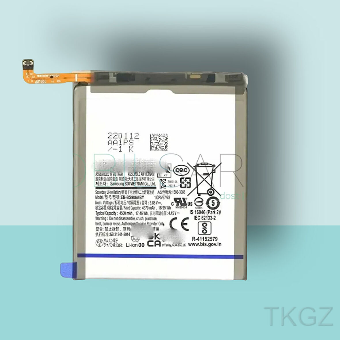 Tkgz - Samsung Galaxy S22 PLUS Batarya Pil Orijinal Sıfır