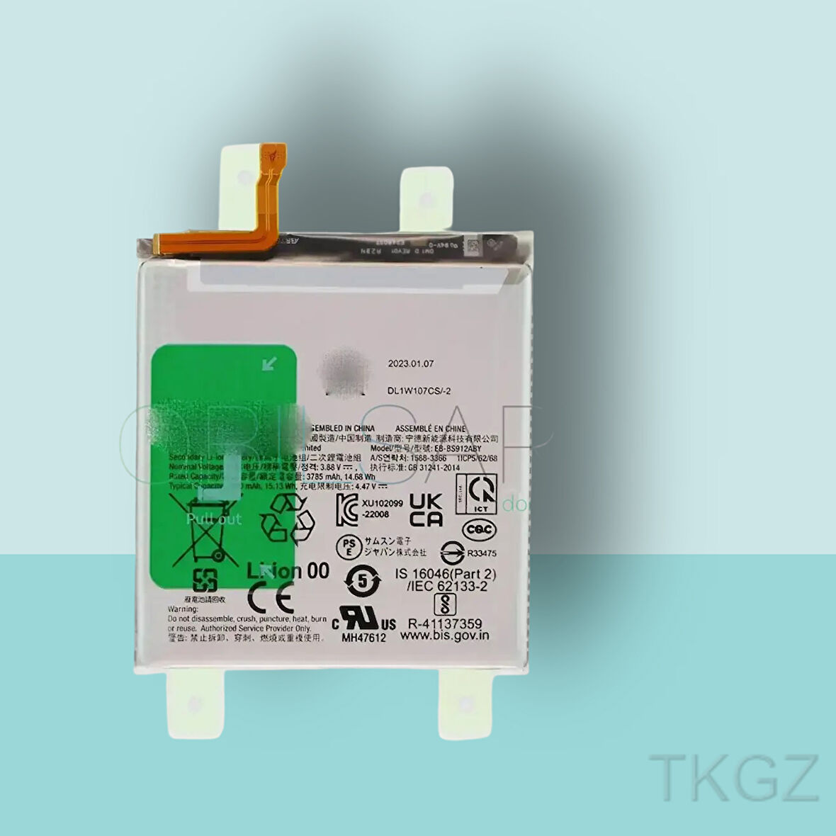 Tkgz - Samsung Galaxy S23 Batarya Pil Orijinal Sıfır