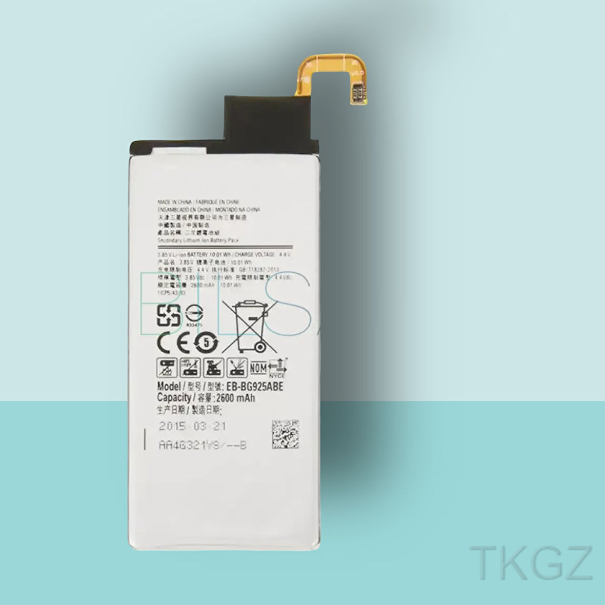 Tkgz - Samsung Galaxy S6 EDGE Batarya Pil Orijinal Sıfır