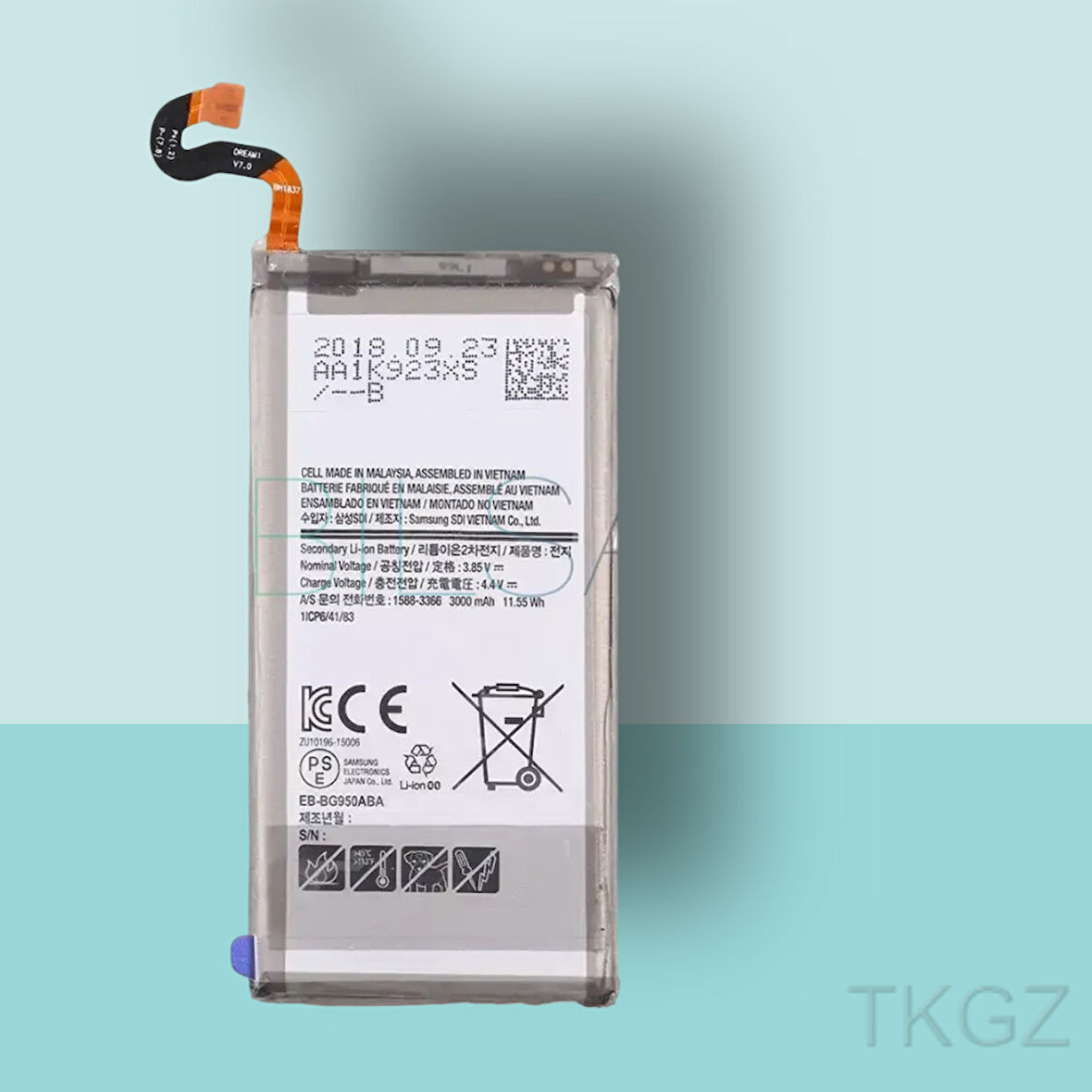 Tkgz - Samsung Galaxy S8 Batarya Pil Orijinal Sıfır