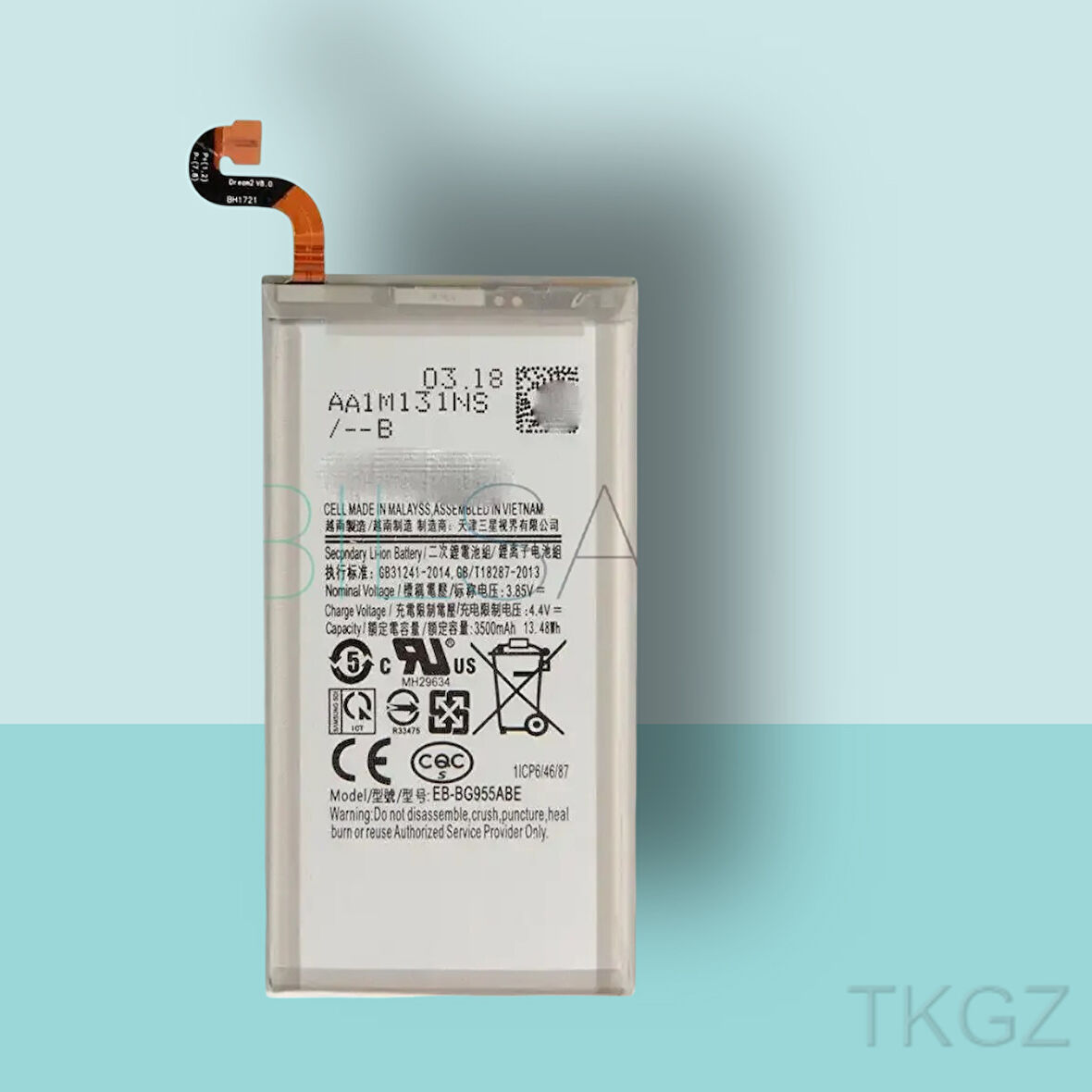 Tkgz - Samsung Galaxy S8 PLUS Batarya Pil Orijinal Sıfır