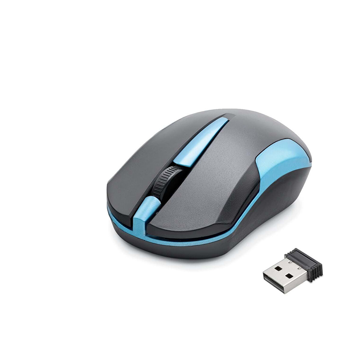 Hadron HDX3407-SM 1600dpi 2.4Ghz USB Kablosuz Mouse - Siyah-Mavi