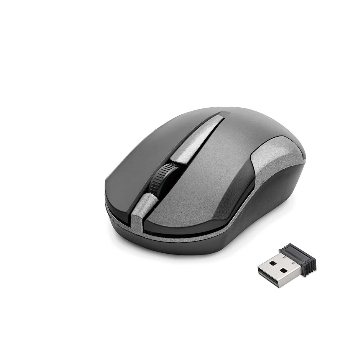 Hadron HDX3407-SG 1600dpi 2.4Ghz USB Kablosuz Mouse - Siyah-Gri