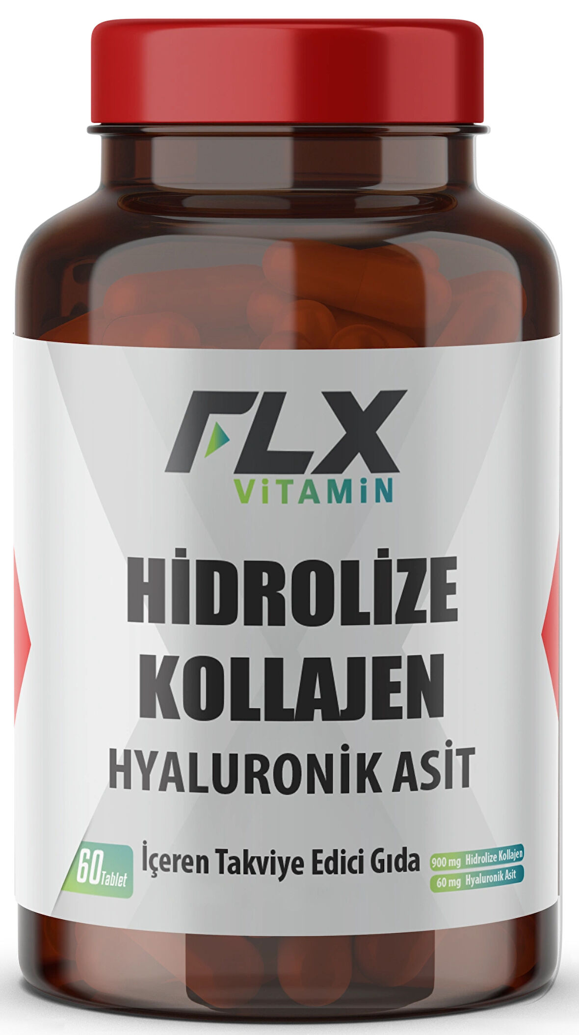 Collagen Kolajen Tip-1-2-3 Hyoluronic Asit Vitamin C 60 Tablet