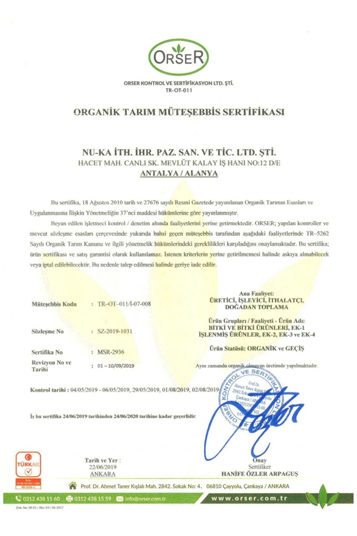 Nuka Kalendula Aynısefa Yağı 100 Ml