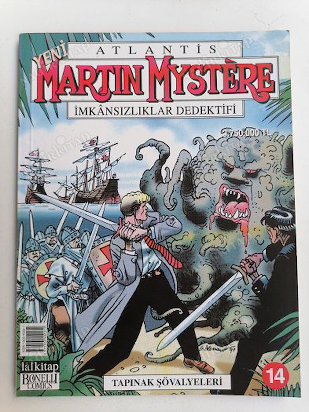 YENİ ATLANTİS MARTIN MYSTERE Aylık Çizgi Roman Dergisi YENİ SERİ Sayı: 14  - TAPINAK ŞÖVALYELERİ