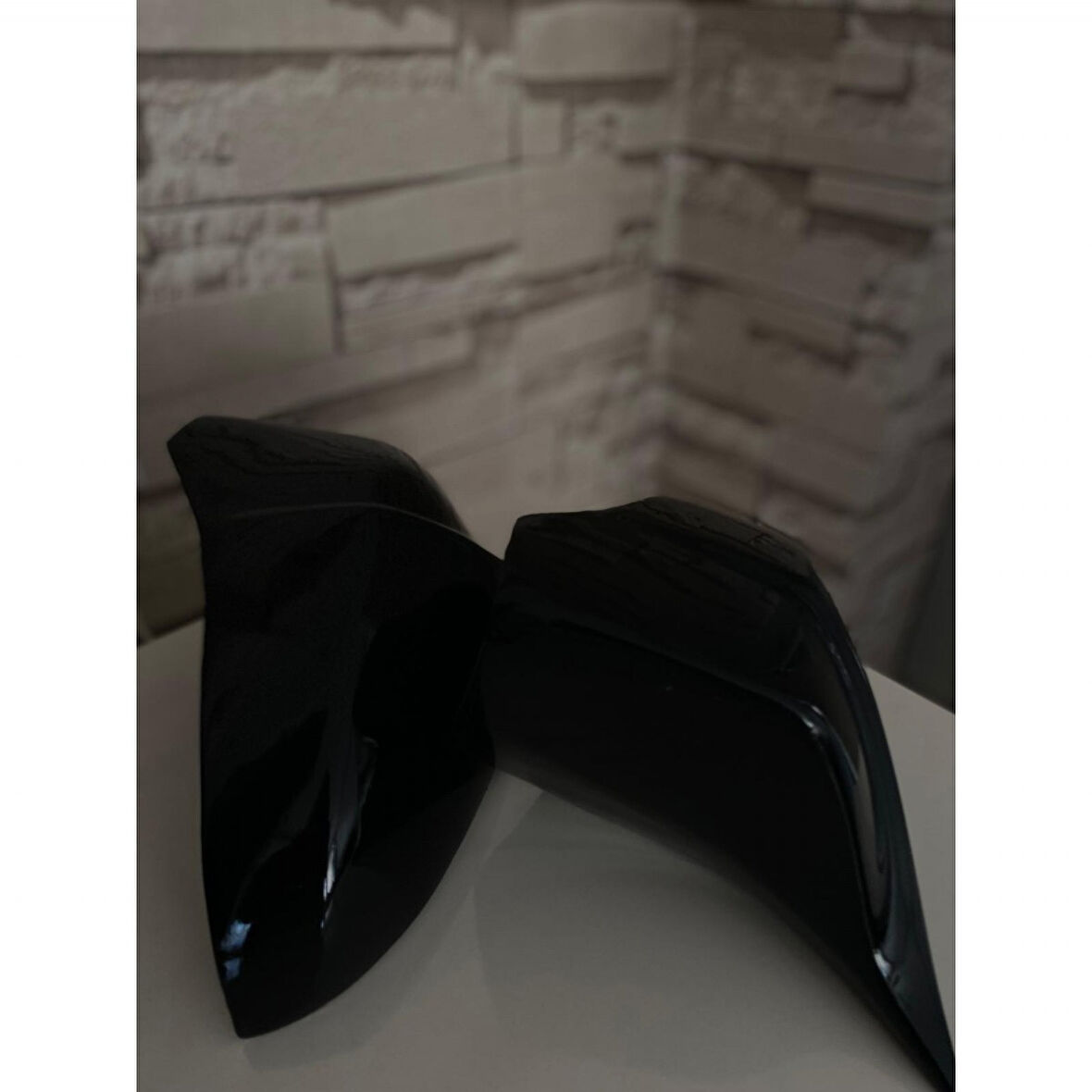 PEUGEOT 207 YARASA AYNA KAPAĞI FİBER SİYAH BOYALI