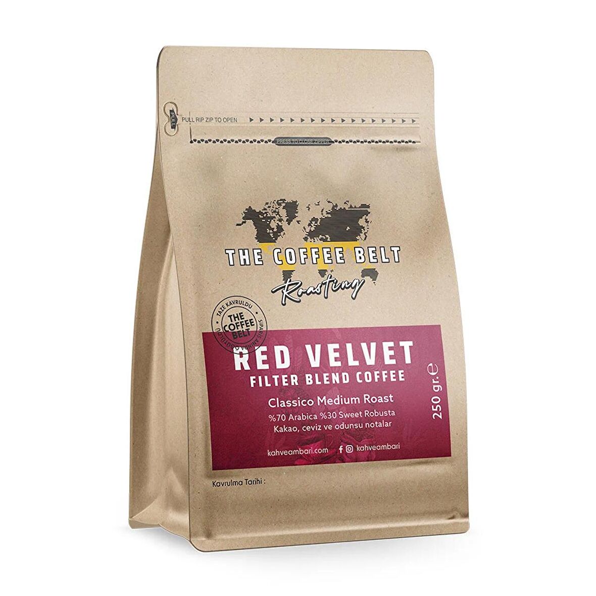 Red Velvet Filtre Blend 250 Gr.