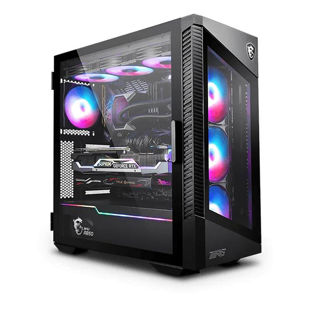 DFS Gaming VAMOS RYZEN 7 7800X3D-B650M ANAKART-RTX 4070 SUPER-32GB DDR5 RAM-1TB M.2 SSD-OYUNCU