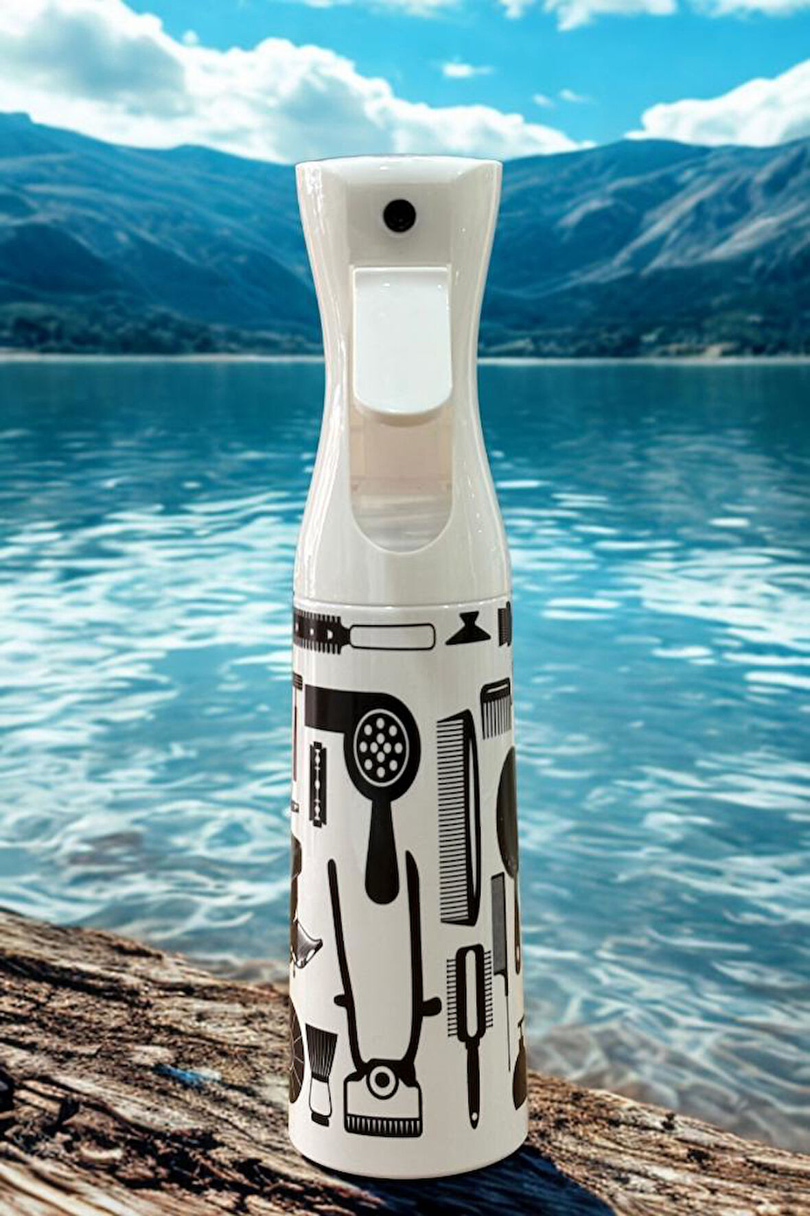 Point Otomatik Suluk Kuaför Tipi Ekipman Desenli Beyaz CCK-0027 300 Ml