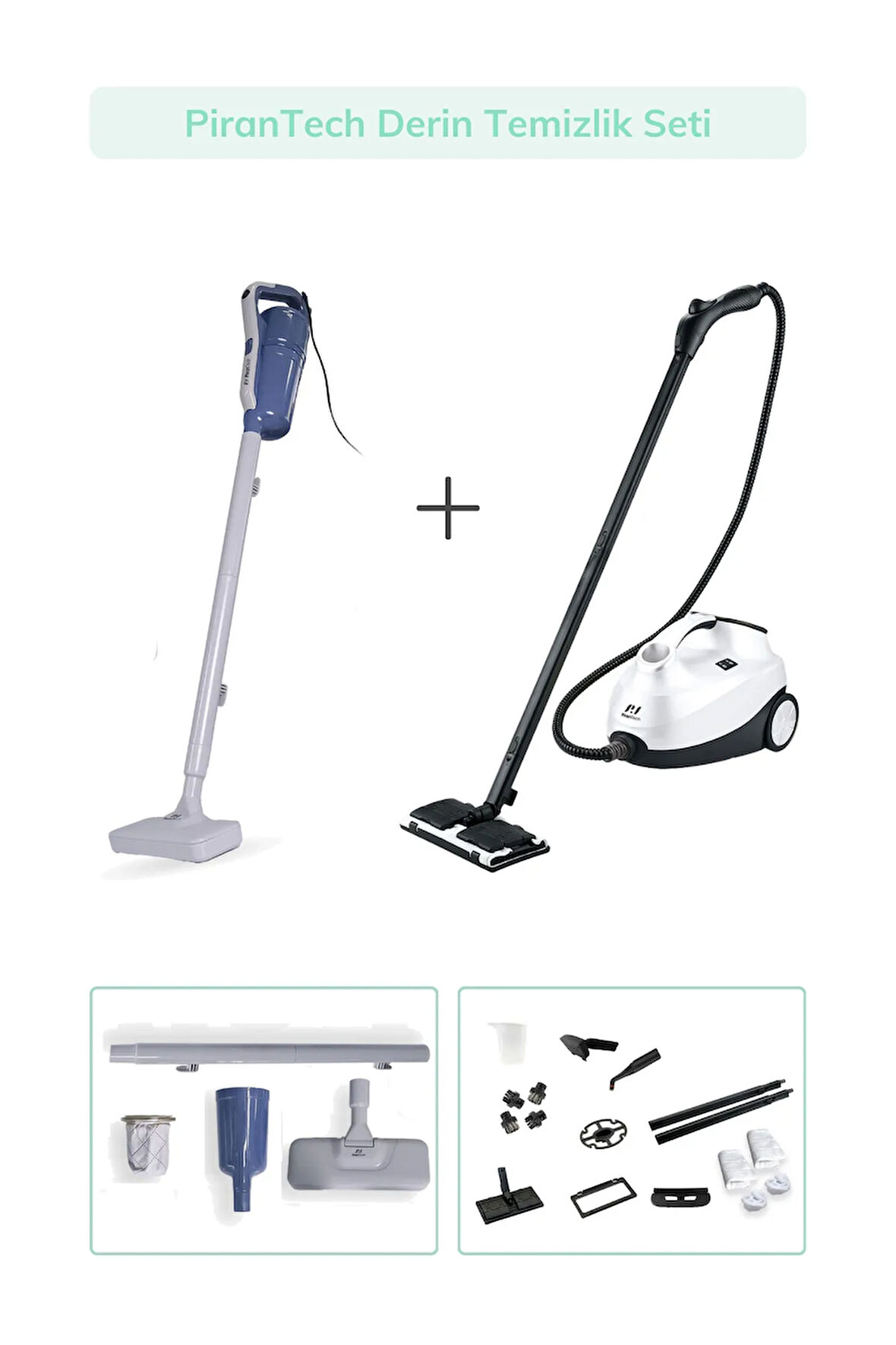 Cb-107C Buharlı Temizlik Makinesi / Ek340 Torbasız Dikey Elektrikli Süpürge