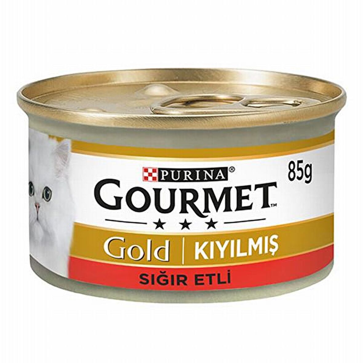 Gourmet Gold Sığır Etli Yetişkin Kıyılmış Kedi Konserve 24x85 Gr 