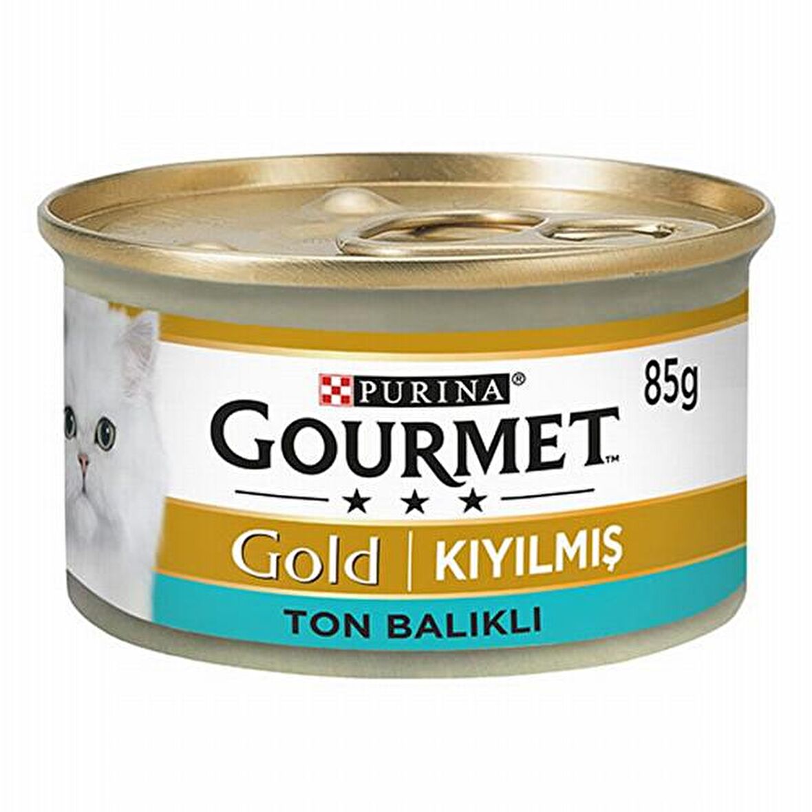 Gourmet Gold Kıyılmış Ton Balıklı Konserve Yetişkin Kedi Maması 24 x 85 G