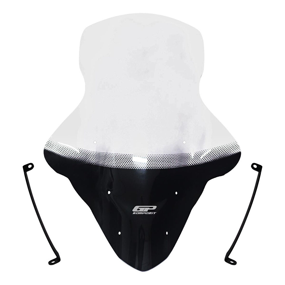 Gp Kompozit Baskılı Elcikli Ön Cam Şeffaf 74 Cm Yamaha Nmax 125 / 155 2015-2020