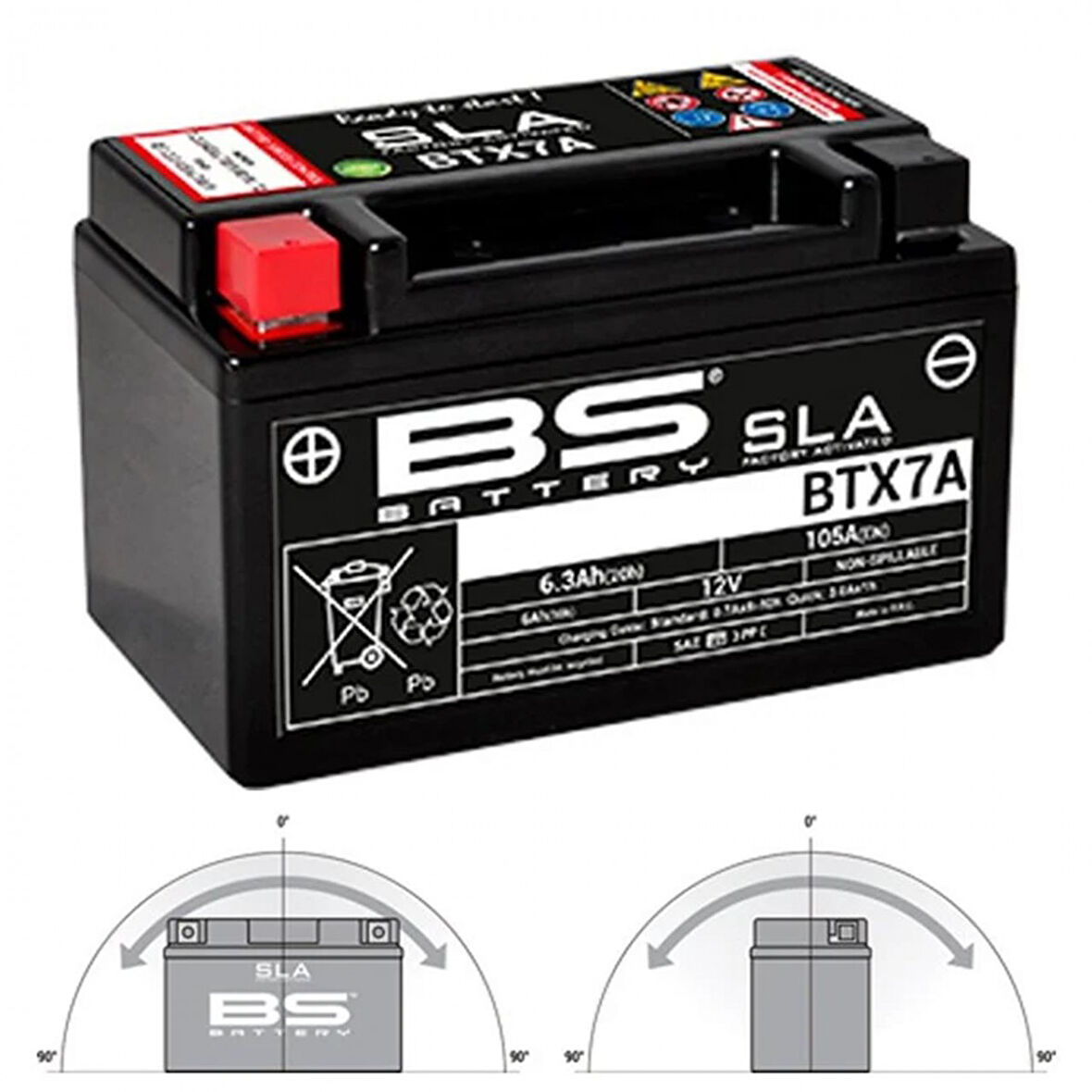 Bs Akü Sla Btx7a-bs 2014-2018 Peugeot Django 150