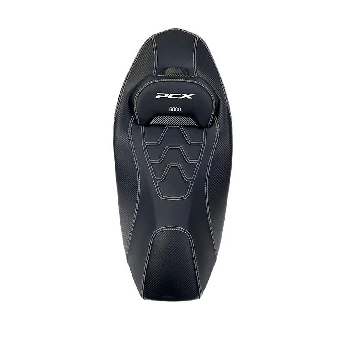 HONDA PCX 2021 - 2025 MODİFİYE SPOR BEL DESTEKLİ BEYAZ KOLTUK SELE