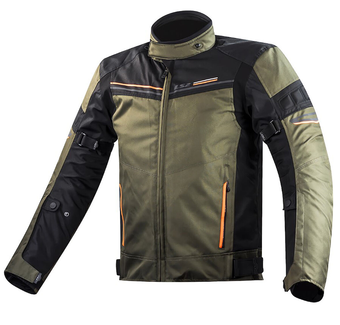 Ls2 Shadow Mont Haki-siyah-neon Turuncu X-LARGE