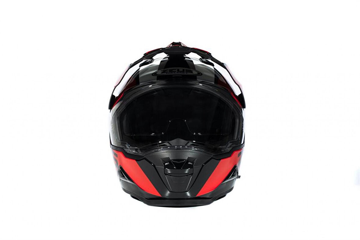 Zeus Zs-913 Bf8 Kapalı Kask Siyah-kırmızı LARGE