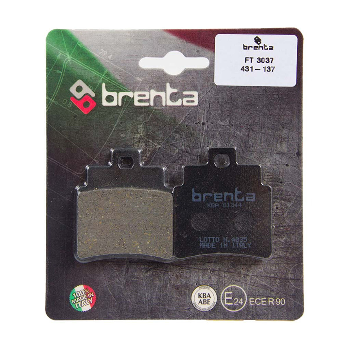 Brenta Organik Fren Balata Ft 3037 Sym Gts 250 Sym Joymax 250 Kymco Grand Dınk 250