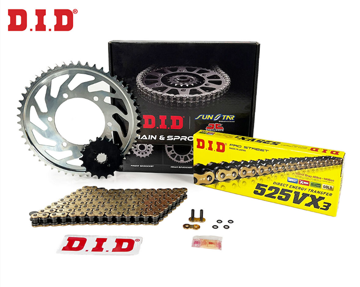 Bmw S1000 Rr 2012 - 2018 Zincir Dişli Seti 525vx3 Gold Dıd ( 43217/1 - 1-4467-45/1 - 525vx3 120l)