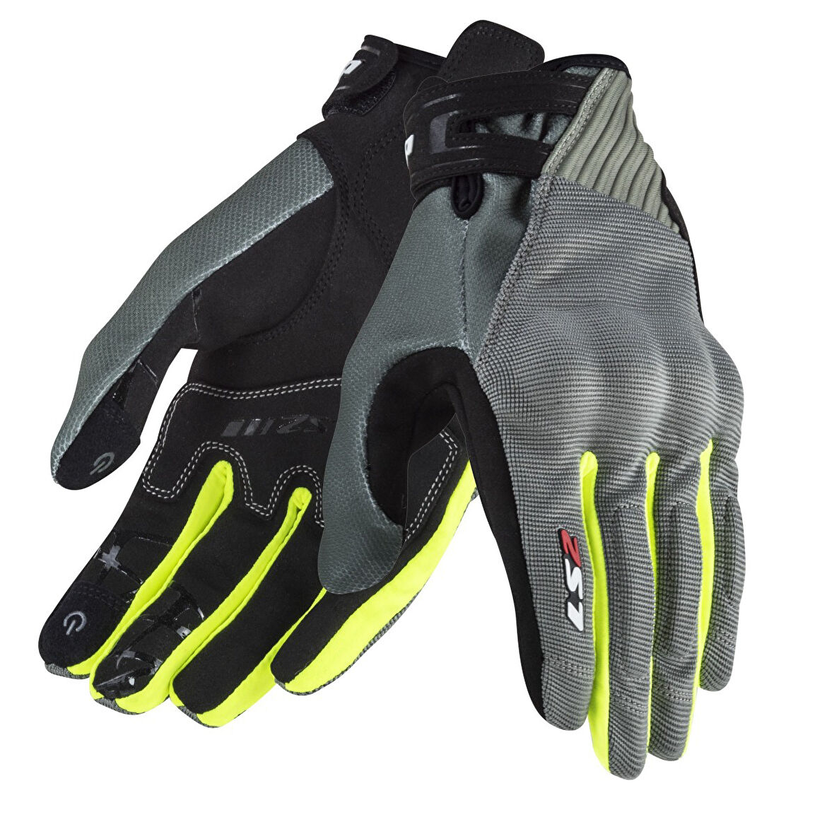 Ls2 Yazlık Eldiven Dart 2 Gri Neon Sarı LARGE