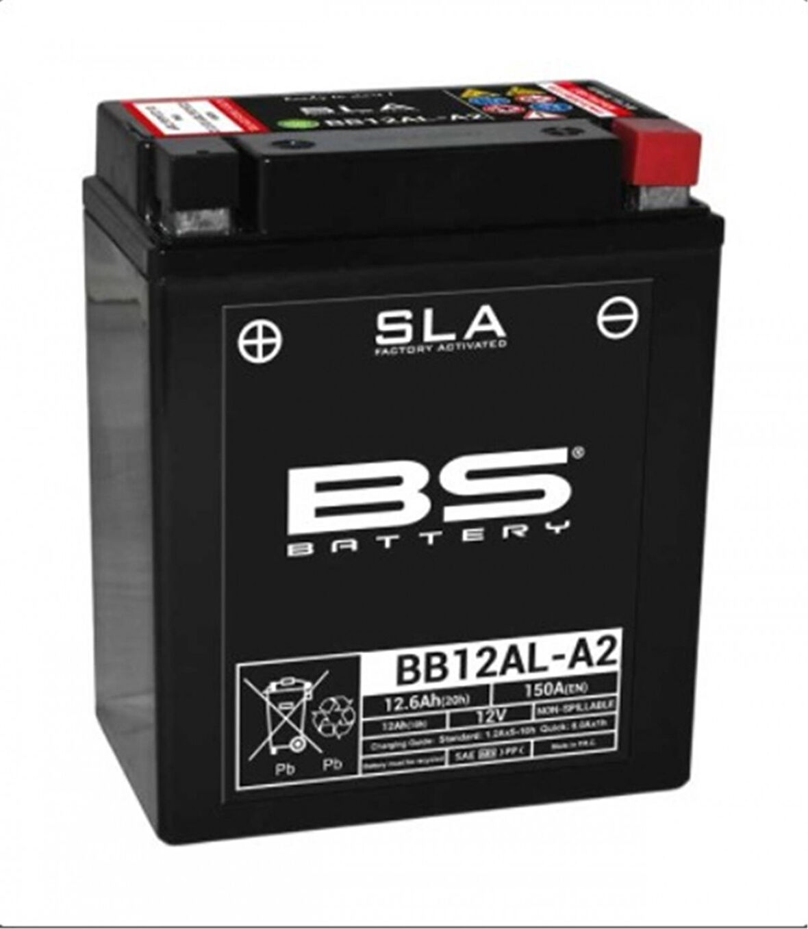 Bs Akü Sla (kuru) Bb12al-a2 12v12ah 2007-2012 Peugeot Satelis 250