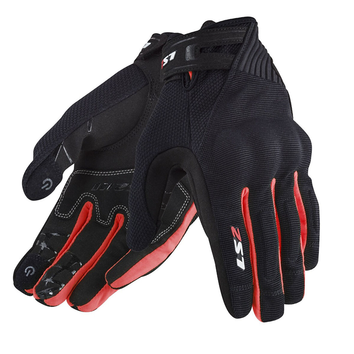 Ls2 Yazlık Eldiven Dart 2 Siyah Kırmızı LARGE