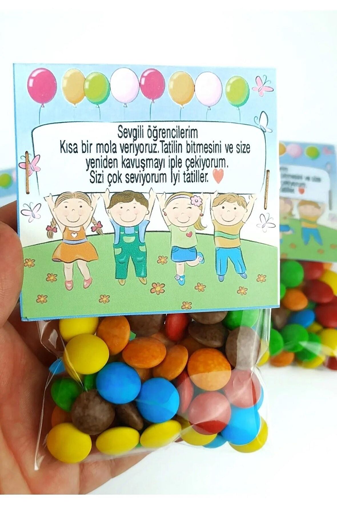 10 adet Bonibon Karne, Mezuniyet hediyesi çocuklar için 10 Paket Bonibon