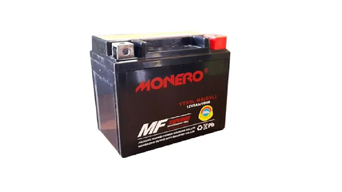 Monero Akü Ytx5l-bs 12v5ah 2017-2024 Suzuki Gsx-r 125