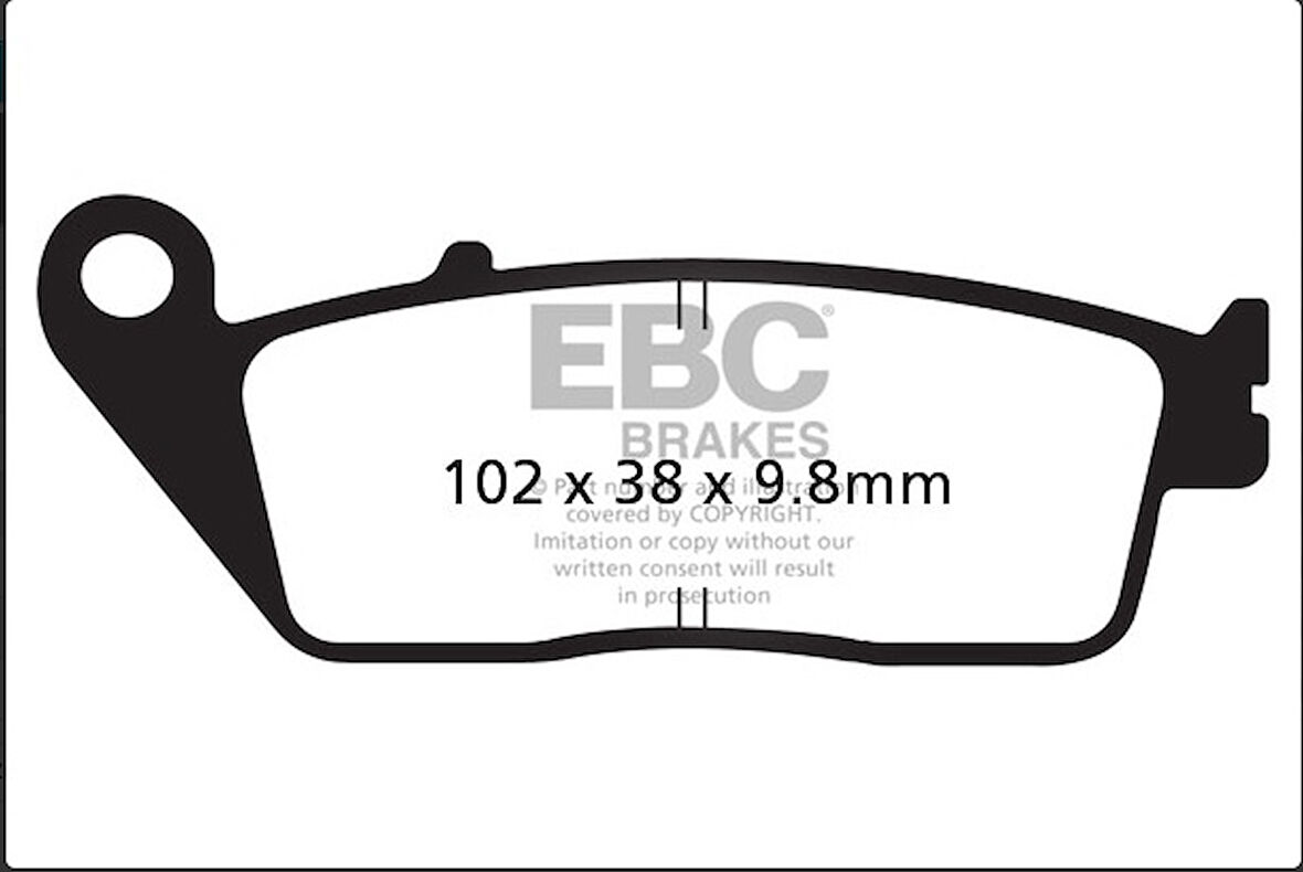 Ebc Fren Balatası Sinter Fa196hh 2014-2020 Honda Nc 750 S Uyumlu Ön Fren Balatası