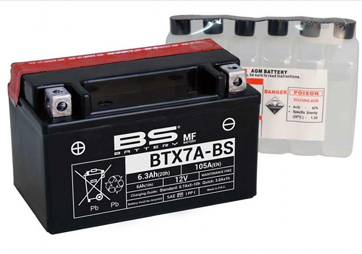 Bs Akü Btx7a-bs 2017-2020 Benelli Tnt 125