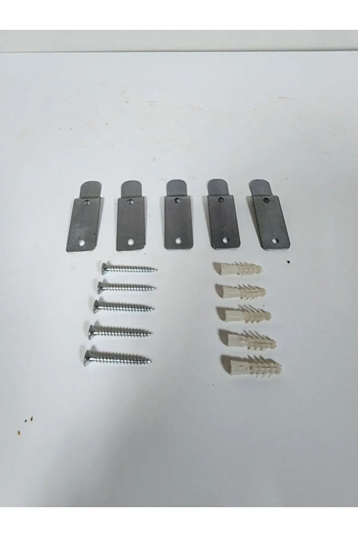 Yangın Tüpü Askı Aparatı Metal 5'li Set Vida Dübel Dahil