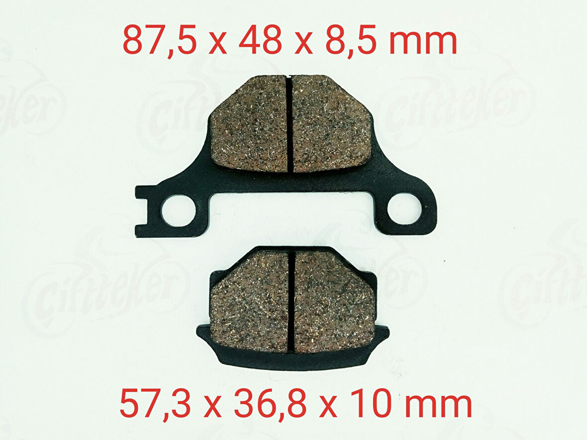 Mondıal X-treme Max Drıft Mh125 Mh150 Yuki Drag 200 Falcon Mexıco 150 Ön Fren Balatası Motospartan