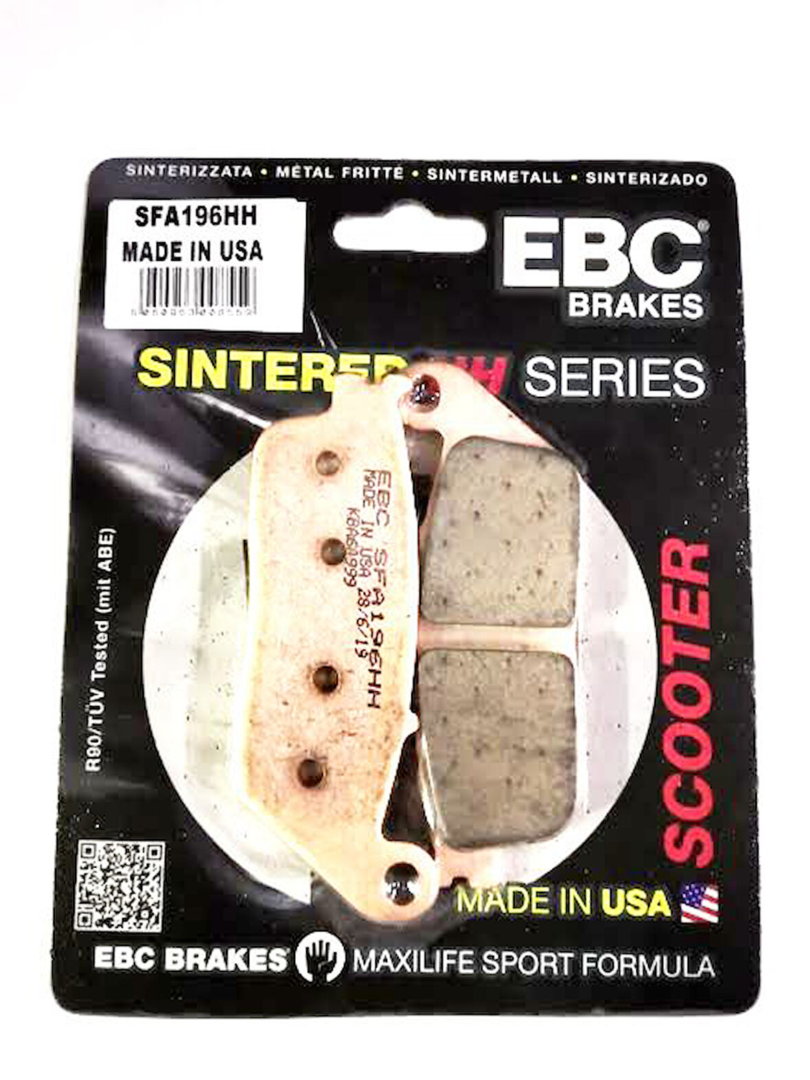 Ebc Fren Balatası Sinter Sfa196hh Honda Nc 750d Integra Uyumlu Ön Fren Balatası