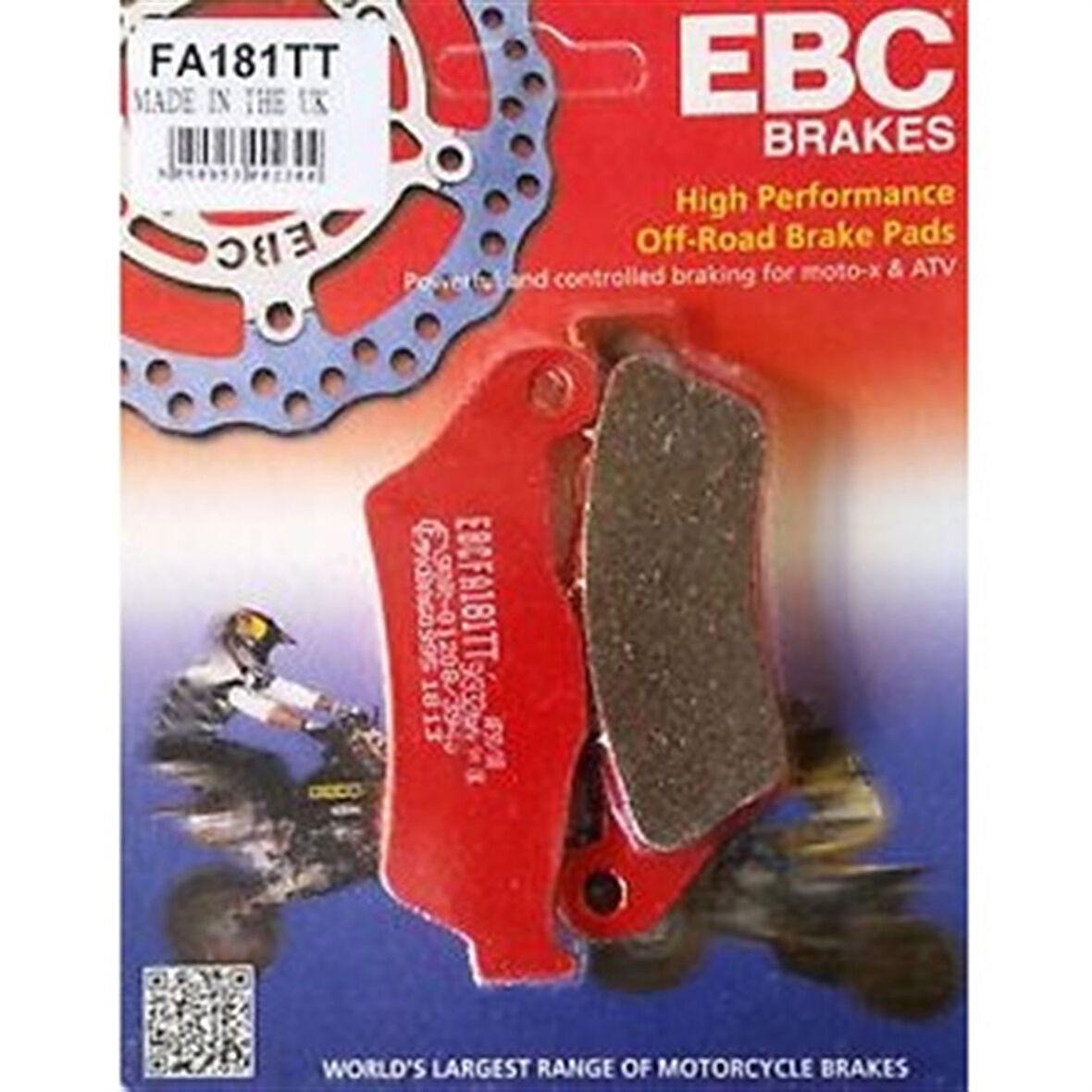Ebc Fren Balatası Carbon Fa181tt 2013-2022 Bajaj Pulsar Ns 200 Ön Fren Balatası