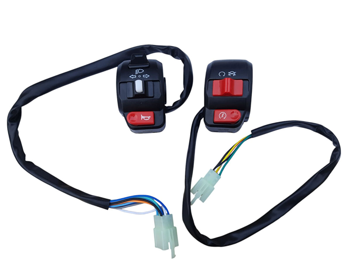 Motospartan Kumanda Takımı Sağ Sol Rks Newlıght 125