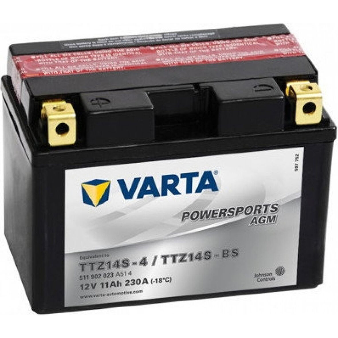 Varta Akü Ttz14s-bs 12v11ah R 1200 Gs R Honda Nc Nt Transalp 700 Vt750 Vfr 800  Ktm 900 950 990 1090